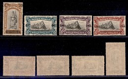 SAN MARINO - 1924 - Soprastampati (103/106) - Serie Completa - Gomma Integra (200) - Other & Unclassified