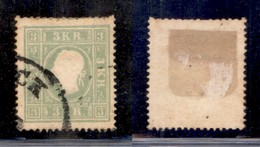EUROPA - AUSTRIA - 1859 - 3 Kreuzer (12/II) - Usato - Da Esaminare - Autres & Non Classés