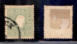 EUROPA - AUSTRIA - 1859 - 3 Kreuzer (12/II) - Usato - Da Esaminare - Sonstige & Ohne Zuordnung