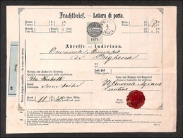 EUROPA - AUSTRIA - Territori Italiani - Lettera Di Porto Da Trento A Preghena Dl 2.2.73 - Andere & Zonder Classificatie