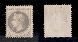 EUROPA - FRANCIA - 1862 - 4 Cent (26) - Gomma Integra - Other & Unclassified