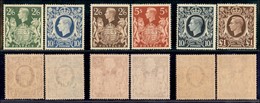 EUROPA - GRAN BRETAGNA - 1939/1941 - Giorgio VI (212/214 + 228/230) - 6 Valori - Gomma Integra (500) - Other & Unclassified