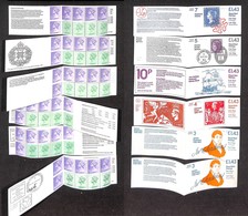 EUROPA - GRAN BRETAGNA - 1982/1983 - Folded Booklets (Type FN) - 6 Libretti Diversi - Nuovi - Other & Unclassified