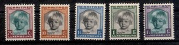 EUROPA - LUSSEMBURGO - 1931 - Pro Bambini (240/244) - Serie Completa - Gomma Originale - Sonstige & Ohne Zuordnung