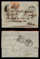 EUROPA - SVIZZERA - 20 Cent (16 II) - Letterina Da Lugano A Milano Del 6.10.56 - Difetti - Sonstige & Ohne Zuordnung