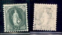 EUROPA - SVIZZERA - 1905 - 50 Cent (78c - Zumstein 90A) - Gomma Integra - Cert. Liniger - Sonstige & Ohne Zuordnung