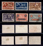 EUROPA - SVIZZERA - 1923 - Posta Aerea (179/184) - Serie Completa Di 6 Valori - Usati (170) - Autres & Non Classés