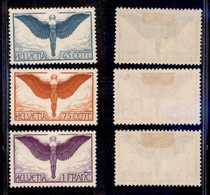 EUROPA - SVIZZERA - 1924 - Posta Aerea (189/191x) - Serie Completa - Gomma Originale - Autres & Non Classés