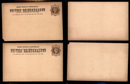 OLTREMARE - BRITISH BECHUANALAND - Due Interi Postali 1 Penny Soprastampati - Nuovi - Andere & Zonder Classificatie