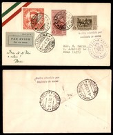 POSTA AEREA - PRIMI VOLI-AEROGRAMMI - 1932 (15 Giugno) - Caprera Aiaccio - Inoltro Ritardato - Longhi 2698 - Autres & Non Classés