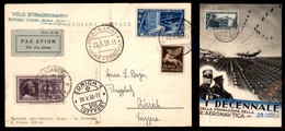 POSTA AEREA - PRIMI VOLI-AEROGRAMMI - 1933 (20 Maggio) - Mittelholzer - Roma Zurigo - Longhi 2834 - Sonstige & Ohne Zuordnung