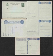 LOTTI E COLLEZIONI - Regno - 1940/1944 - Piccolo Insieme Di 4 Cartoline Postali E 1 Biglietto Postale Del Periodo - Nuov - Sonstige & Ohne Zuordnung