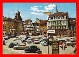 2 CPSM/gf EUSKIRCHEN (Allemagne). Am Markt, Animé / Varplatz Herz-Jesu-Kirche..*4348 - Euskirchen