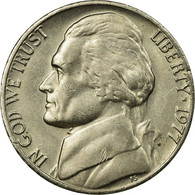 Monnaie, États-Unis, Jefferson Nickel, 5 Cents, 1977, U.S. Mint, Philadelphie - 1938-…: Jefferson