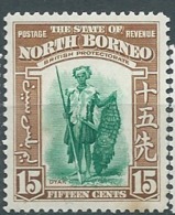 Bornéo Du Nord - Yvert N° 250 *  ( Legere Trousseur Sur 2 Dents En Bas )   -  Bce 17602 - Borneo Del Nord (...-1963)