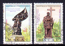 Macau, 1968 - Cent. Nascimento Pedro Álvares Cabral / Complete Set - Used Stamps