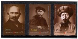 Kyrgyzstan.2014 Statesmen Of Kyrgyzstan. 3v: 20, 29, 35 Michel # 796-98 - Kirgisistan