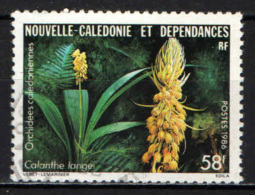 NUOVA CALEDONIA - 1986 - Calanthe Langei - USATO - Oblitérés