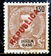 !										■■■■■ds■■ Inhambane 1917 AF#097 (*) Local "Republica" 130 Réis (x1604) - Inhambane