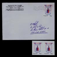 Paulo Sá Machado EX-LIBRIS (personal Stamp 2x + Cover) Coat-of-Arms Brasons Portugal Gc3857 - Hologrammes