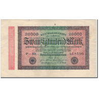 Billet, Allemagne, 20,000 Mark, 1923, KM:85a, TTB - 20.000 Mark