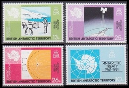 1981	British Antarctic Territory	84-87	Satellite - Oceania