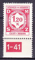 Boheme Et Moravie 1941 Mi D 7 (Yv TS 7), (MNH)** - Unused Stamps