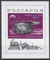 1970	Bulgaria	2051/B29b	Lunokhod 1	6,00 € - Europa