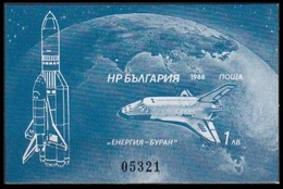 1988	Bulgaria	3723/B182b	Shuttle - Energy - Buran	18,00 € - Europa