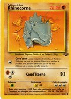 Carte Neuve Pokemon Wizards 61/64 Rhinocorne 70pv 1995 - Wizards