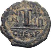 IMPERIO BIZANTINO. JUSTINO II Y SOFÍA. 10 NUMMI. CONSTANTINOPLA - Byzantines