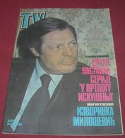 Marcello Mastroianni - TV NOVOSTI - Yugoslavian February 1978  RARE ITEM - Magazines