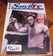 Marlon Brando - SATELIT TV Serbian December 1993 VERY RARE - Magazines