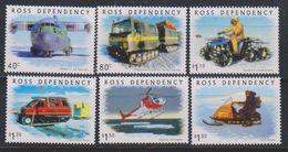 Ross Dependency 2000 Transport On The Ice 6v ** Mnh (42420) - Unused Stamps