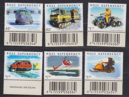 Ross Dependency 2000 Transport On The Ice 6v (5v With Code In Margin)  ** Mnh (42420A) - Unused Stamps