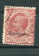 Egeo (Scarpanto) - 10 Cent (o) - Aegean (Scarpanto)