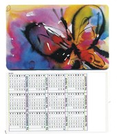Carte France Papillon Buttefly Fleur Calendrier Calendar Calendario Kalender ( - Butterflies