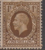Great Britain SG 449 1936 King George V, One Shilling, Bistre-brown, Used - Used Stamps