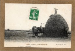 CPA -PERIGIGNY-sur-YERRES (94)- Mots Clés : Agriculteur , Agriculture, Cultivateur, Fenaison, Travail Des Champs En 1906 - Perigny