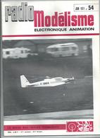 RADIO MODELISME Avion Bateaux Train Voiture 1971 N° 54 - Modélisme