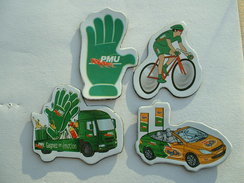 Lot De 4 Magnets Tour De France Cycliste - PMU - Magnets