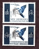 Nouvelles Hébrides N°255,256 N** LUXE Cote 80 Euros !!! - Unused Stamps