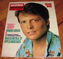 Michael J. Fox - ILUSTROVANA POLITIKA Yugoslavian October 1985 VERY RARE - Magazines