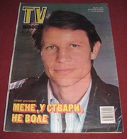 Michael York TV NOVOSTI Yugoslavian July 1988  VERY RARE - Magazines