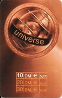 CARTE-PREPAYEE-ALLEMAGNE-10 DM-2002-UNIVERSE-BE - [2] Prepaid