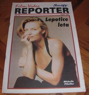 Michelle Pfeiffer - REPORTER Serbian August 1996 VERY RARE - Magazines