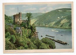 Allemagne--Trechtingshausen--Burg Rheinstein  (chateau ,péniche ) - Autres & Non Classés