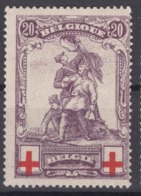 Belgium 1914 Red Cross Mi#106 Mint Never Hinged - 1914-1915 Croix-Rouge