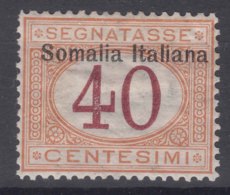 Italy Colonies Somalia 1909 Segnatasse Sassone#16 Mint Hinged - Somalië