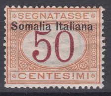 Italy Colonies Somalia 1909 Segnatasse Sassone#17 Mint Hinged - Somalië